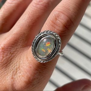 Artisan Ethiopian Opal Ring